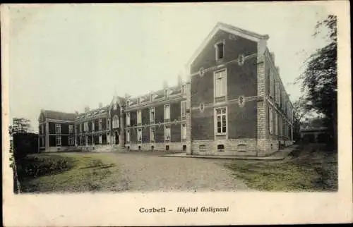 Ak Corbeil Essonne, Hopital Galignani