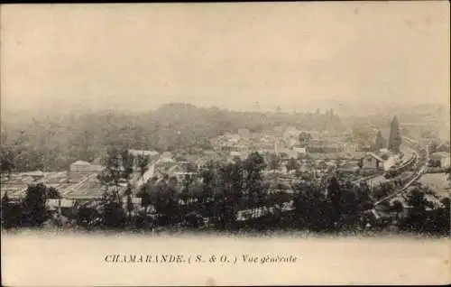 Ak Chamarande Essonne, Vue generale