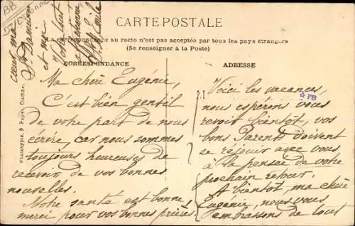 Ak Chamarande Essonne, Vue generale