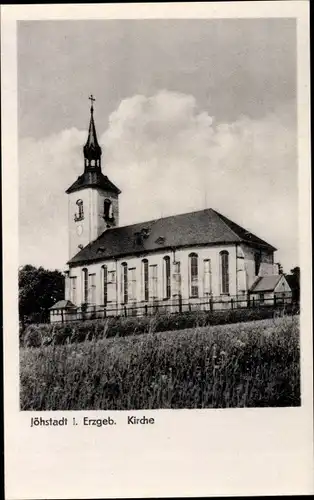 Ak Jöhstadt im Erzgebirge Sachsen, Kirche