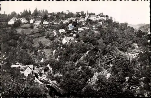 Ak La Roche-Canillac Correze, Vue generale