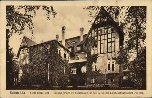 Ak Glauchau in Sachsen, König Georg Stift, Genesungsheim