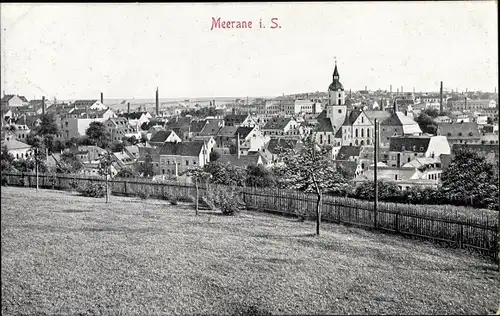 Ak Meerane in Sachsen, Totale