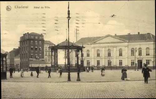 Ak Charleroi Wallonien Hennegau, Hotel de Ville