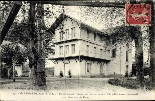 Ak Martigné Briand Maine et Loire, Établissement Thermal de Jouannet