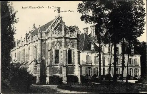 Ak Saint Hilaire Essonne, Le Chateau