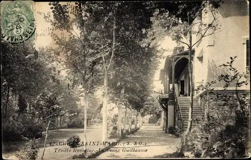 Ak Chalo Saint Mars Essonne, Treille Romaine, La Croix Guillaume