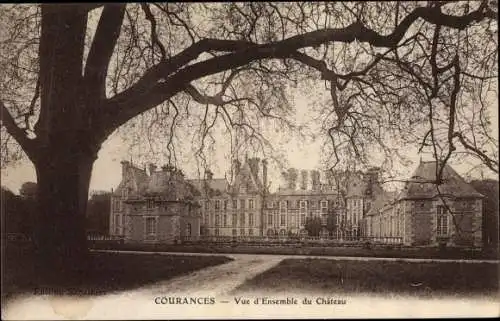 Ak Courances Essonne, Le Chateau