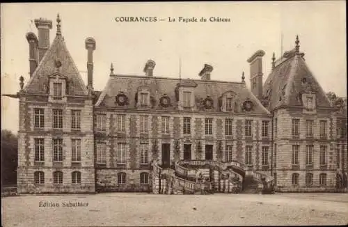 Ak Courances Essonne, Le Chateau