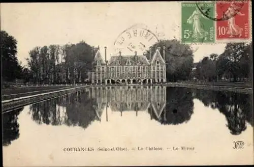 Ak Courances Essonne, Le Chateau