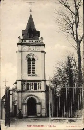 Ak Bois Colombes Hauts de Seine, L'Eglise