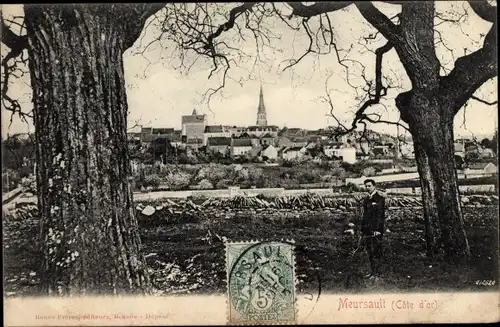 Ak Meursault Cote d'Or, Vue generale