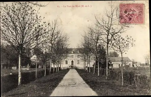 Ak Miré Maine et Loire, Le Port