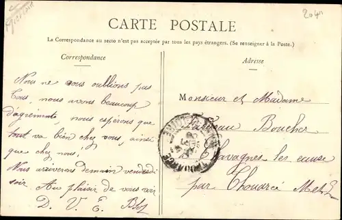 Ak Miré Maine et Loire, Le Port