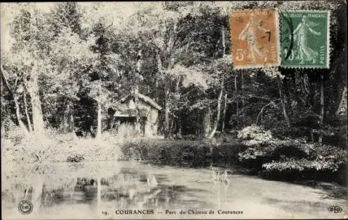 Ak Courances Essonne, Parc du Chateau