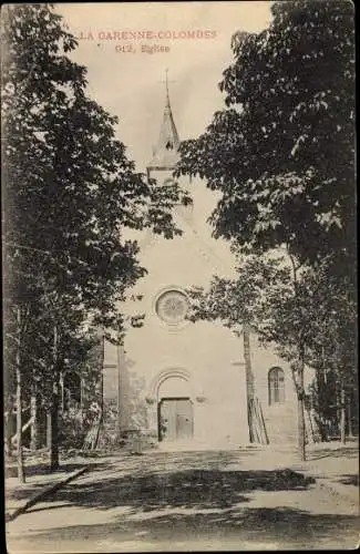 Ak La Garenne Colombes Hauts de Seine, Eglise