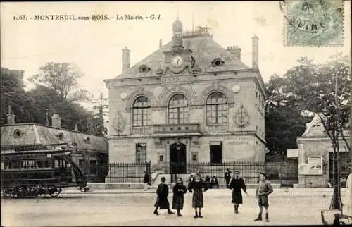 Ak Montreuil sous Bois Seine-Saint-Denis, Mairie
