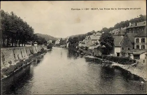 Ak Bort Corrèze, Les Rives de la Dordogne en amont