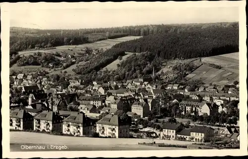 Ak Olbernhau im Erzgebirge, Teilansicht