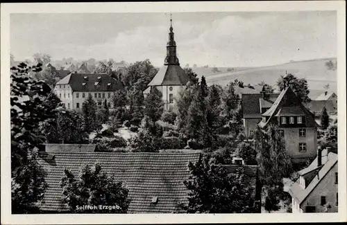 Ak Seiffen im Erzgebirge, Teilansicht