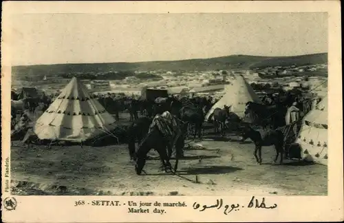 Ak Settat Marokko, Un jour de marche
