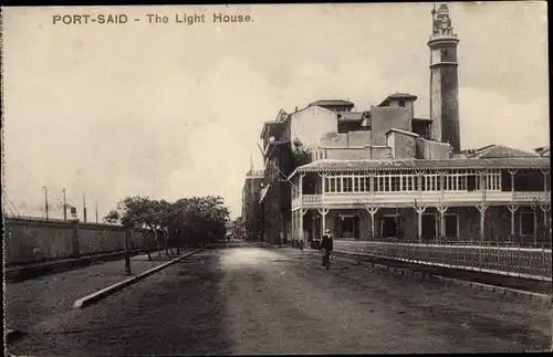 Ak Port Said Ägypten, The Light House