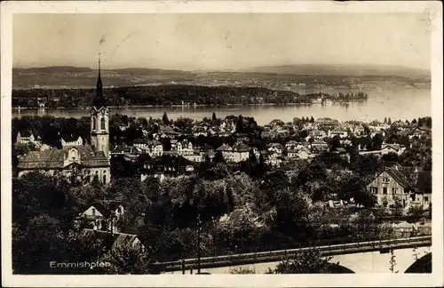 Ak Emmishofen Kt. Thurgau, Panorama vom Ort