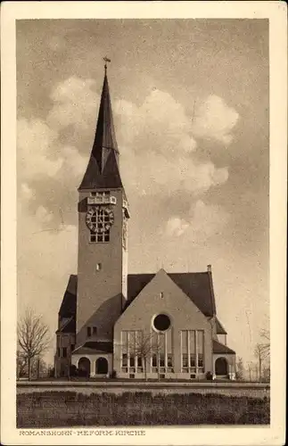 Ak Romanshorn Kanton Thurgau, Reformierte Kirche