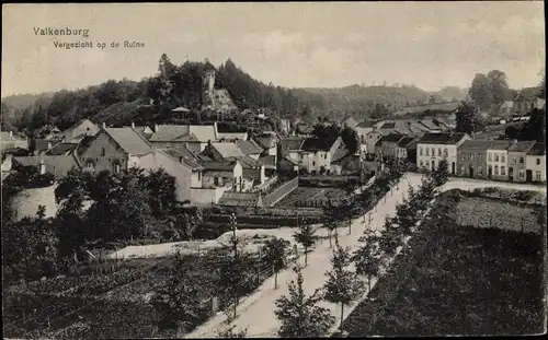 Ak Valkenburg Limburg, Niederland,  Blick zur Ruine