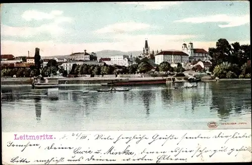 Ak Litoměřice Leitmeritz Region Aussig, Panorama