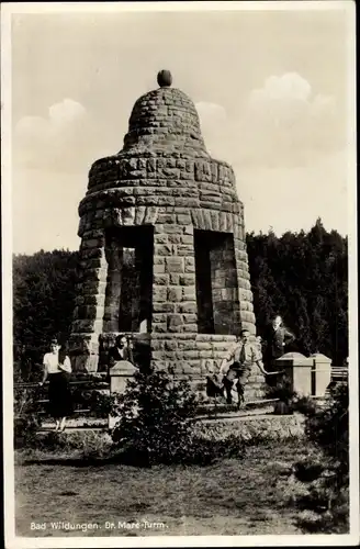 Ak Bad Wildungen in Nordhessen, Dr Marc Turm