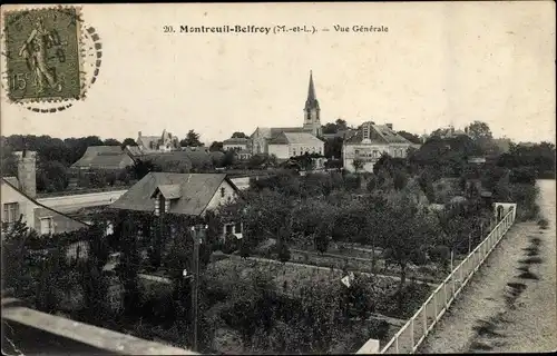 Ak Montreuil Maine et Loire, Gesamtansicht
