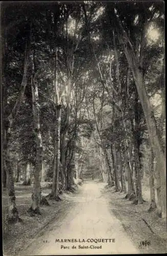 Ak Marnes-la-Coquette Hauts-de-Seine, Parc de Saint Cloud