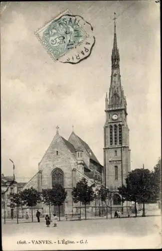 Ak Vanves Hauts de Seine, L'Eglise