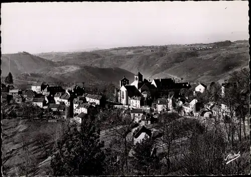 Ak Aubazines Correze, Vue generale