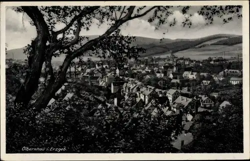 Ak Olbernhau im Erzgebirge, Teilansicht