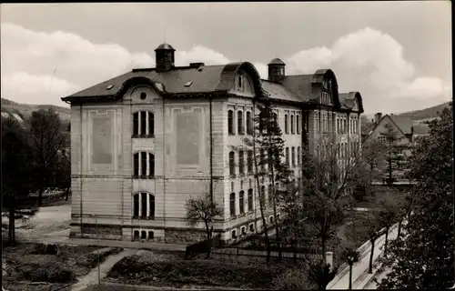 Ak Olbernhau im Erzgebirge, Grundschule