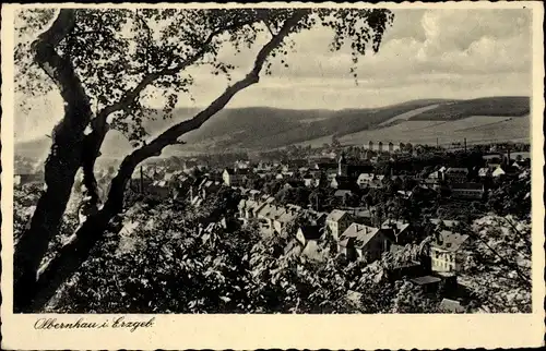 Ak Olbernhau im Erzgebirge, Teilansicht