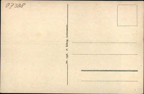 Ak Bad Leutenberg Thüringen, Totale von der Georgshöhe aus