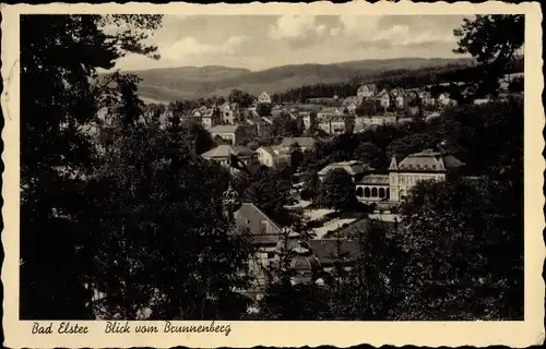 Ak Bad Elster im Vogtland, Blick vom Brunnenberg