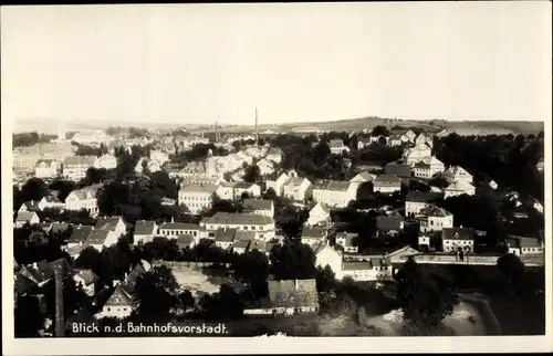 Ak Oederan Sachsen, Blick nach der Bahnhofsvorstadt