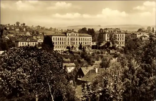 Ak Zschopau im Erzgebirge Sachsen, Blick auf die Oberschule