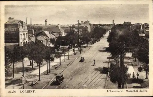 Ak Lorient Morbihan, L'Avenue du Marechal Joffre