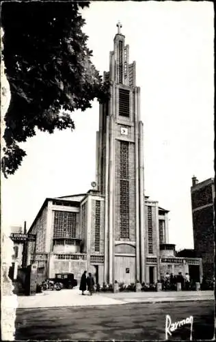 Ak Le Raincy Seine Saint Denis, Eglise Notre Dame