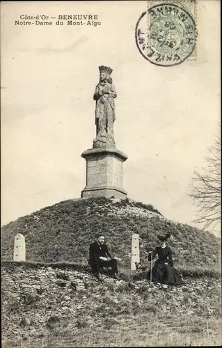 Ak Beneuvre Cote d'Or, Notre Dame du Mont Aigu