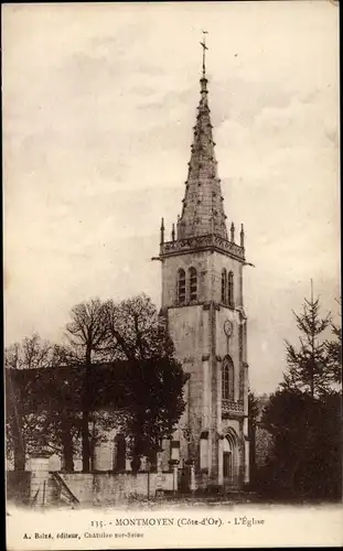 Ak Montmoyen Cote d'Or, L'Eglise
