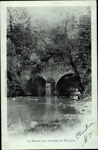 Ak Flavigny sur Ozerain Cote d'Or, La Brenne