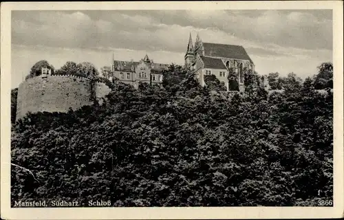 Ak Mansfeld im Harzvorland, Schloss