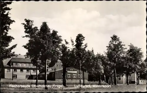 Ak Oberholzhau Rechenberg Bienenmühle Erzgebirge, Blick zur Fischerbaude