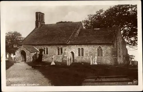 Ak Heysham Village England, Kirche